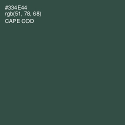 #334E44 - Cape Cod Color Image